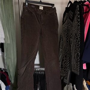 St. John's Bay Dark Brown Women's Straight Leg Pants